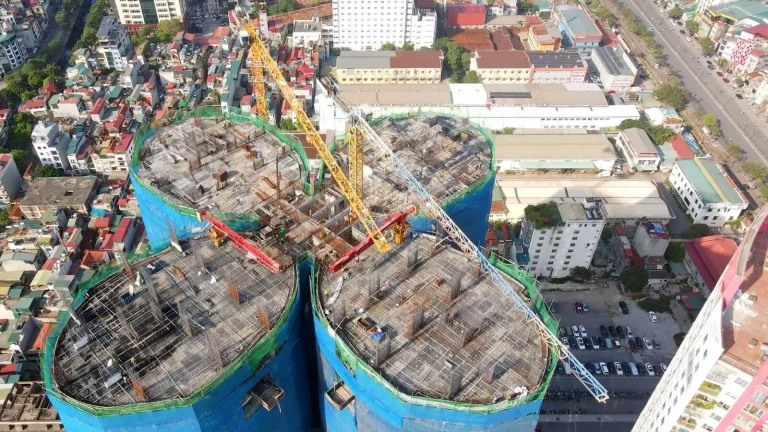 Tiến độ dự án The Queen 360 Giải Phóng